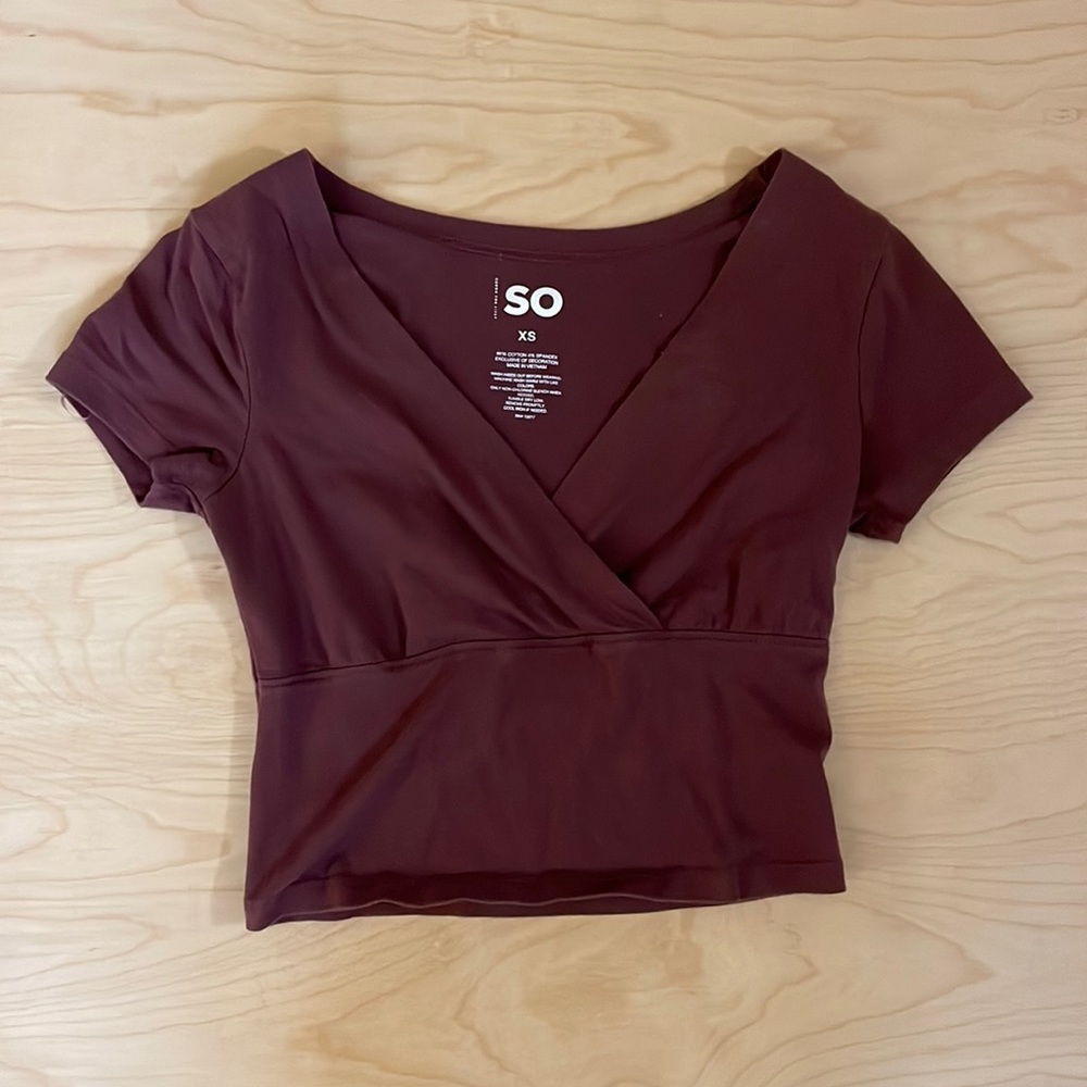 Cross Front Crop Top
